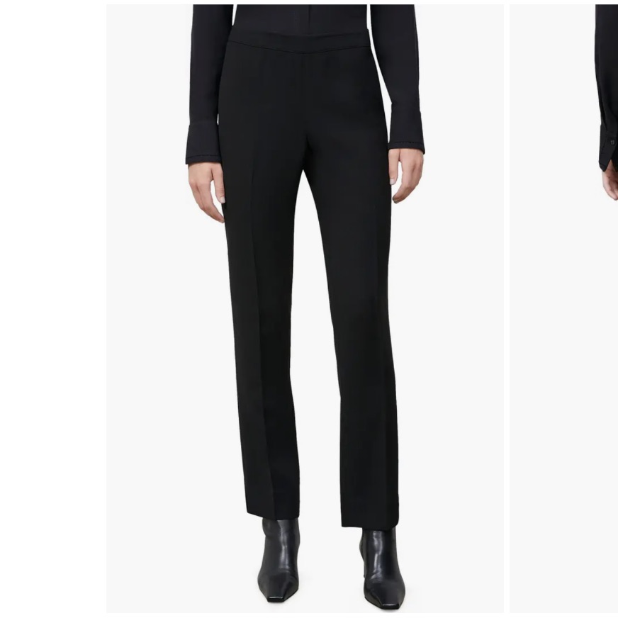Lafayette 148 New York Bleeker Finesse Crepe Pant